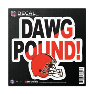 Cleveland Browns Decal 6x6 All Surface Slogan