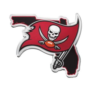 Tampa Bay Buccaneers Auto Emblem Acrylic State Shape