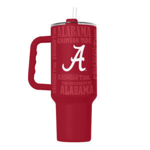 Alabama Crimson Tide Tumbler 40oz Powder Coat Replay