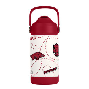 Arkansas Razorbacks Kids Bottle 12oz Stainless Steel Mascot