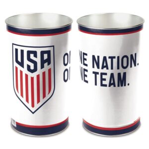 US Soccer Wastebasket 15 Inch