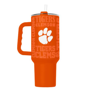 Clemson Tigers Tumbler 40oz Powder Coat Replay