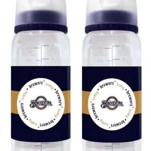 Milwaukee Brewers Baby Bottles 2 Pack