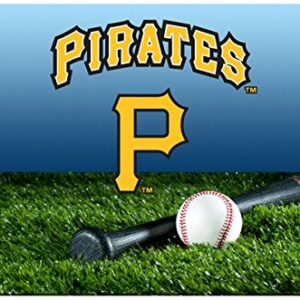 Pittsburgh Pirates Pet Bowl Mat Team Color Baseball Size Large CO