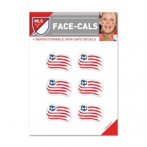 New England Revolution Tattoo Face Cals