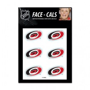 Carolina Hurricanes Tattoo Face Cals