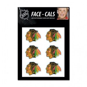 Chicago Blackhawks Tattoo Face Cals