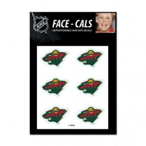 Minnesota Wild Tattoo Face Cals