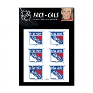 New York Rangers Tattoo Face Cals