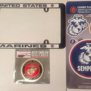 US Marine Auto Accessory Combo Kit