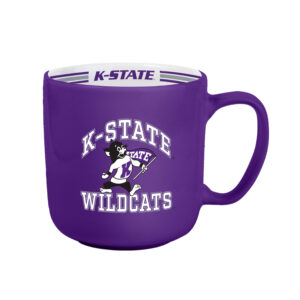 Kansas State Wildcats Coffee Mug 15oz Stripe Design