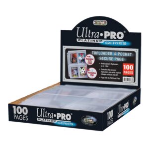 Ultra Pro 4-Pocket Secure Pages (100ct)