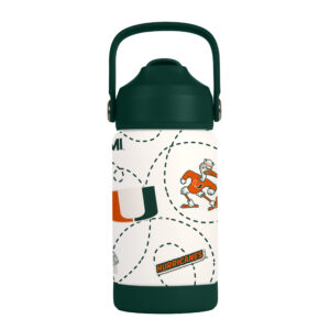 Miami Hurricanes Kids Bottle 12oz Stainless Steel Mascot