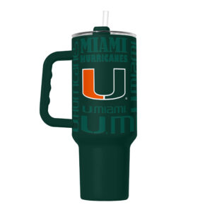 Miami Hurricanes Tumbler 40oz Powder Coat Replay