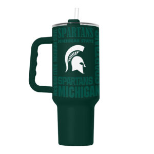 Michigan State Spartans Tumbler 40oz Powder Coat Replay