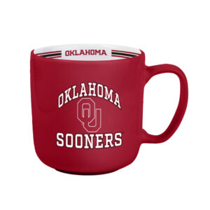 Oklahoma Sooners Coffee Mug 15oz Stripe Design