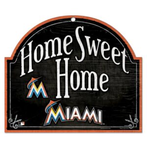 Miami Marlins Sign 10x11 Wood Arched Home Sweet Home