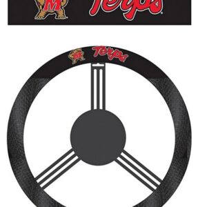 Maryland Terrapins Steering Wheel Cover Mesh Style CO