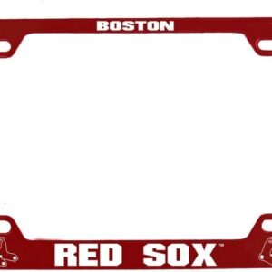Boston Red Sox License Plate Frame Laser Cut Blue