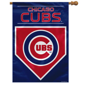 Chicago Cubs Banner 28x40 House Flag Style 2 Sided CO