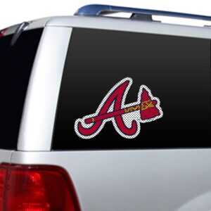Atlanta Braves Window Film 12 Inch Die Cut