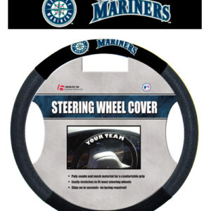 Seattle Mariners Steering Wheel Cover Mesh Style CO