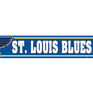 St. Louis Blues Sign 4x24 Plastic Street Style CO