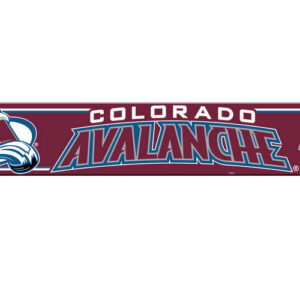 Colorado Avalanche Sign 4x24 Plastic Street Style CO