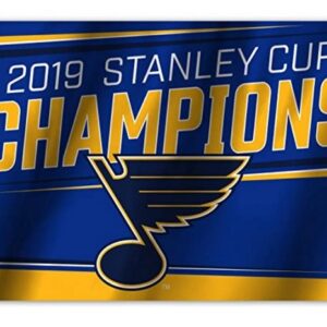 St. Louis Blues Flag 3x5 Banner 2019 Stanley Cup Champs CO