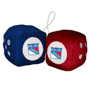 New York Rangers Fuzzy Dice CO