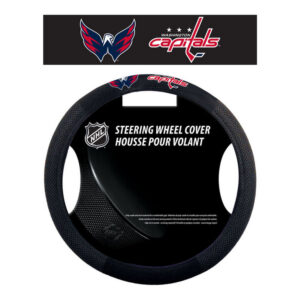 Washington Capitals Steering Wheel Cover Mesh Style CO