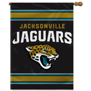 Jacksonville Jaguars Banner 28x40 House Flag Style 2 Sided CO