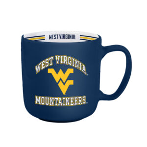 West Virginia Mountaineers Coffee Mug 15oz Stripe Design
