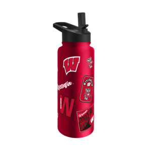 Wisconsin Badgers Quencher Bottle 34oz Stainless Steel Dreamweave