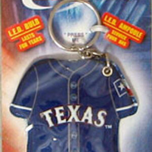 Texas Rangers Keychain Jersey Keylight CO