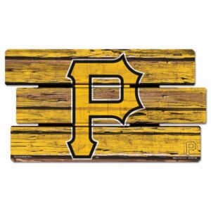 Pittsburgh Pirates Sign 14x25 Wood Fence