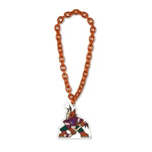 Arizona Coyotes Necklace Big Fan Chain