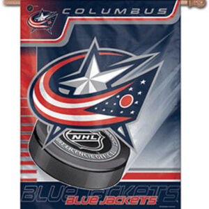 Columbus Blue Jackets Banner 28x40 Vertical