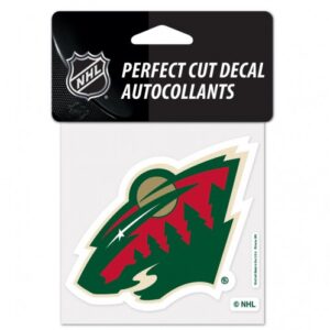 Minnesota Wild Decal 4x4 Perfect Cut Color
