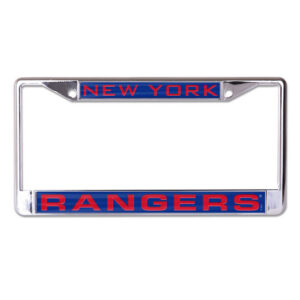 New York Rangers License Plate Frame - Inlaid