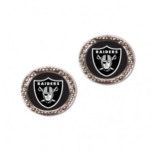 Las Vegas Raiders Earrings Post Style