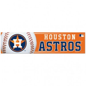 Houston Astros Decal 3x12 Bumper Strip Style