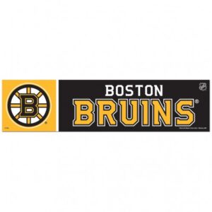 Boston Bruins Decal 3x12 Bumper Strip Style