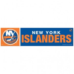 New York Islanders Decal 3x12 Bumper Strip Style