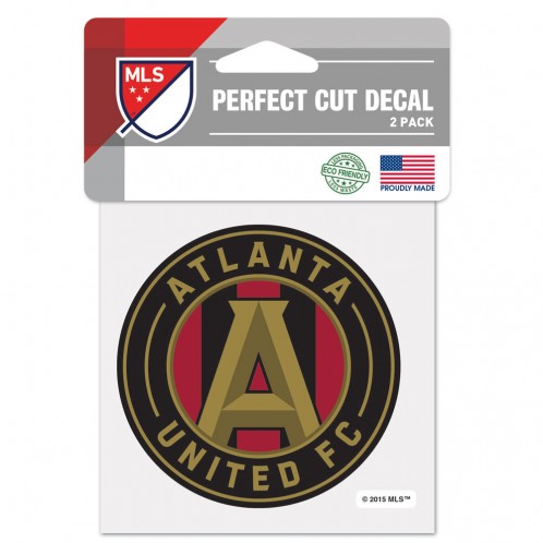 Atlanta United Decal 4x4 Perfect Cut Color