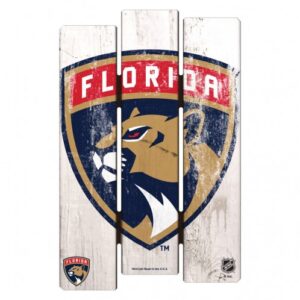 Florida Panthers Sign 11x17 Wood Fence Style