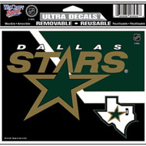 Dallas Stars Decal 5x6 Ultra Color