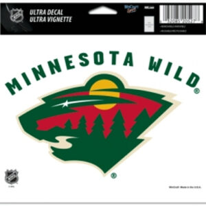 Minnesota Wild Decal 5x6 Ultra Color