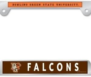 Bowling Green State Falcons License Plate Frame Metal