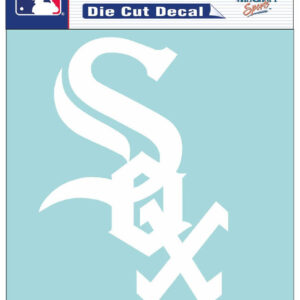 Chicago White Sox Decal 8x8 Die Cut White